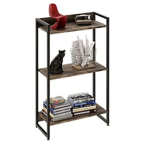 Estante Livreiro Multiuso Dynamica Industrial 60cm 3 Prateleiras C08 Carvalho Dark