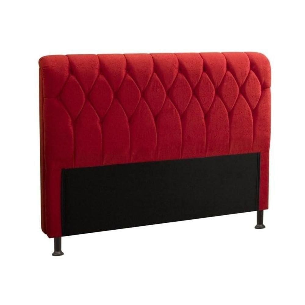 Cabeceira Para Casal 140Cm Miami Vermelho