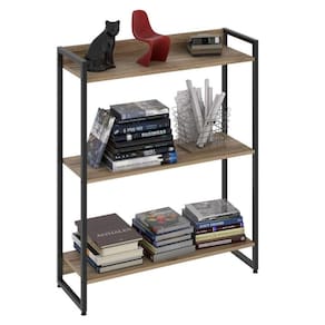 Estante Livreiro Multiuso Dynamica Industrial 80cm 3 Prateleiras C08 Carvalho