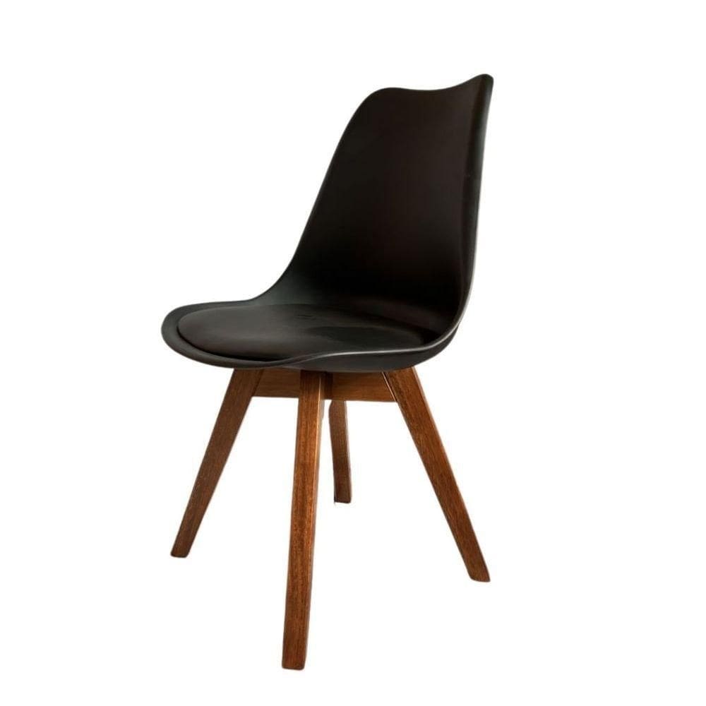 Cadeira Eames Leda Vértice Preta