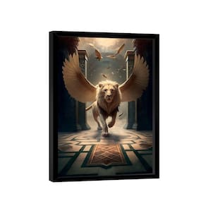 Quadro Lion Angel -- Br Artes