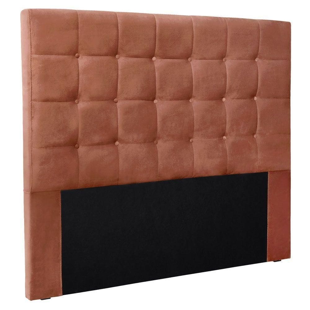 Cabeceira Queen 1,60m Verona Veludo Cobre