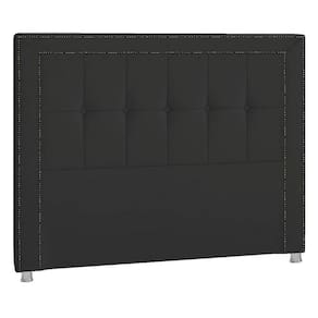 Cabeceira King Catania P04 195 Cm Suede Preto Tca 944
