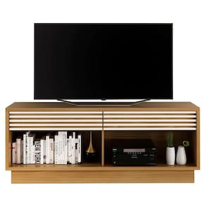 Rack 2 Gavetas Para Tv 42`` Ra2003 Natural Off White