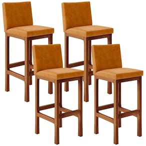 Kit 04 Banquetas Altas Cozinha Alya L02 Whisky