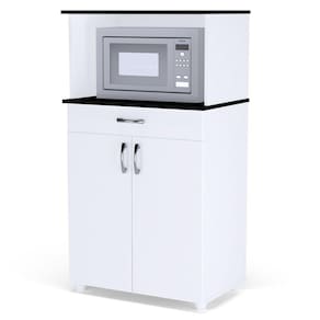 Balcão Cozinha Multiuso 2 Portas E 1 Gaveta Flex Branco