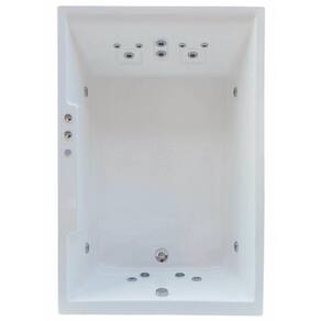 Banheira Hidromassagem Astra Cayman Double Luxo 180cmx120cmx52cm - 04 Jatos Branco Acrílico P2 Sem A