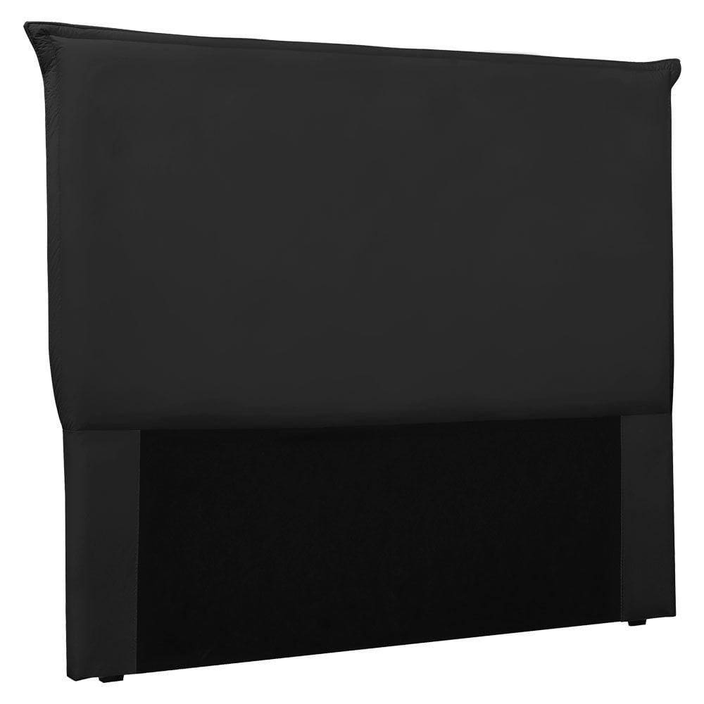 Cabeceira Queen 1,60m Veneza Veludo Preto