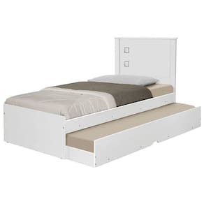 Bicama C/ Cama Auxiliar Bibox Solteiro Branco