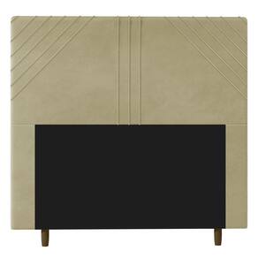 Cabeceira Cama Box Casal King Size Lisboa 195cm Corano Bege