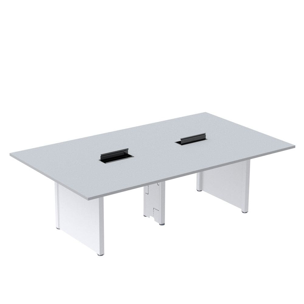 Mesa de Reunião 3200x1400 Mrcpb3214pp Cinza/Branco