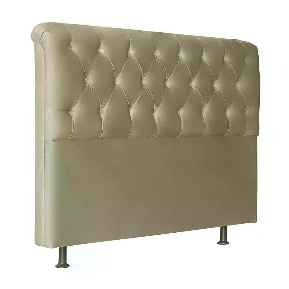 Cabeceira Queen 160cm Emilia Suede Taupe Id Suede Taupe