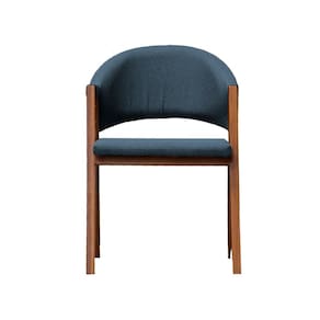 Cadeira de Jantar Essencial Luxo Veludo Azul