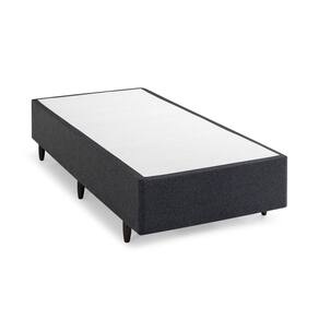 Base Box Solteiro 88x188x28cm Meditare Preto Preto
