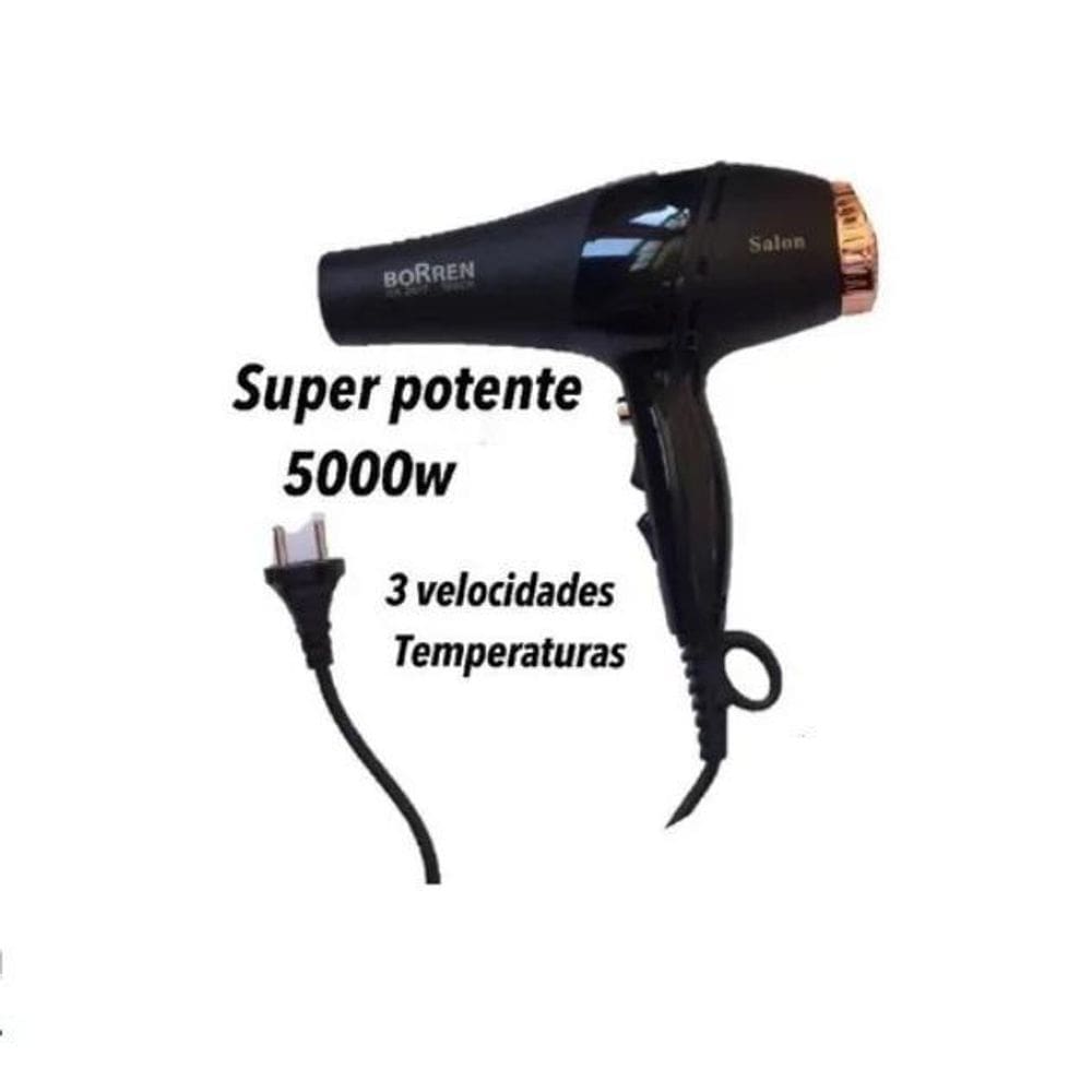 Secador de cabelos 110v profissional 5000w c/
