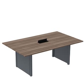 Mesa de Reunião 2000x1400 Mrcpb2014pp Walnut/Grafito