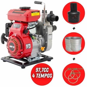 Motobomba Kwp12 à Gasolina 97,7cc 2,4hp 4t Para água Limpa