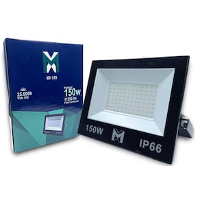 Refletor led 150w holofote prova d`água frio
