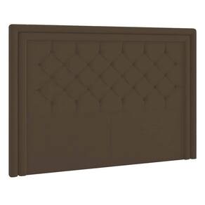Cabeceira Casal Estocolmo P04 140 Cm Suede Marrom Tca 942