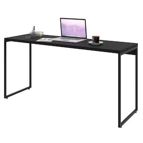 Mesa De Escritório Escrivaninha 150Cm Dynamica Industrial C08 Preto Ônix