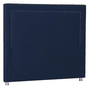 Cabeceira Queen Moscou P04 160 Cm Suede Azul Marinho