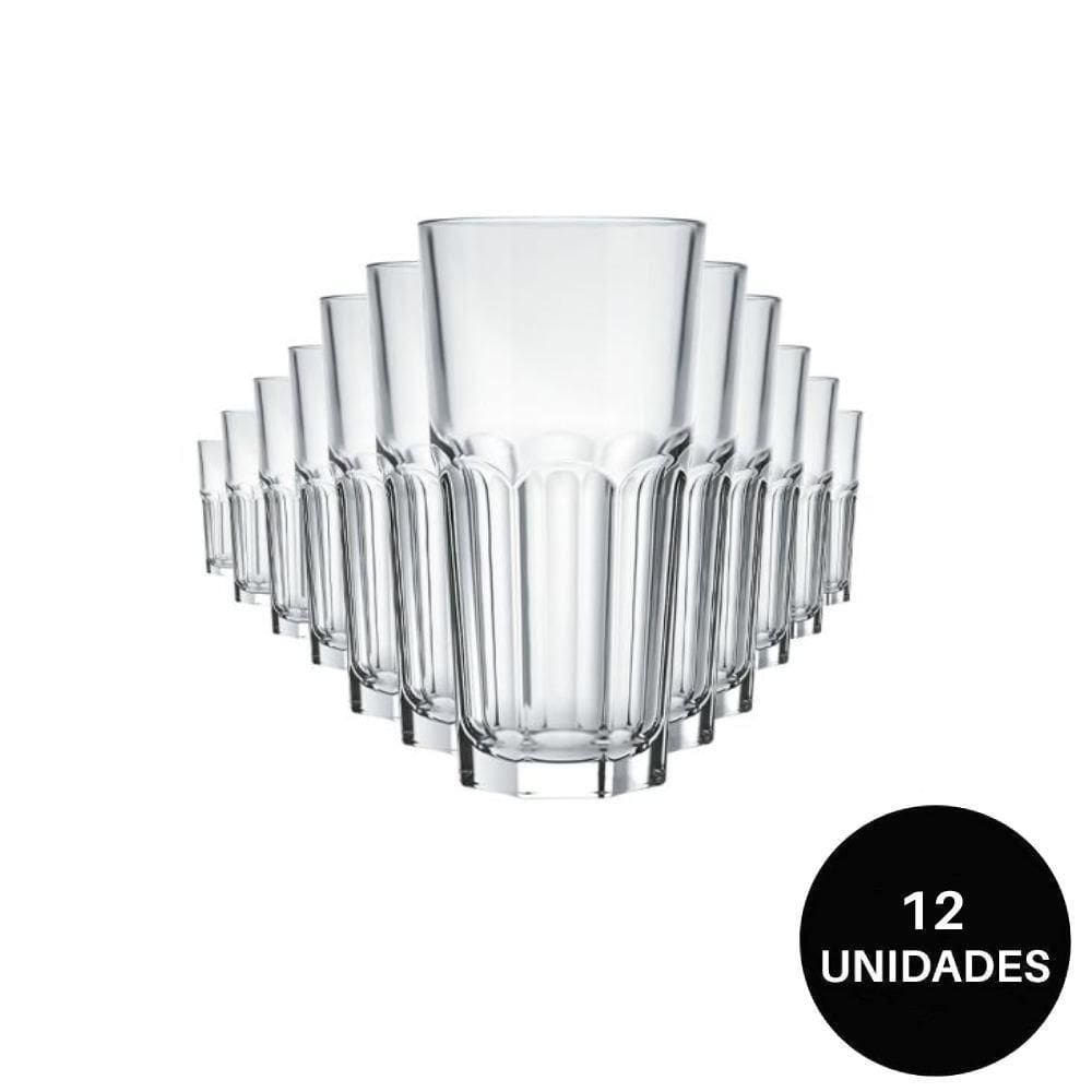 Jogo 12 copo bristol long drink 340ml nadir figueredo