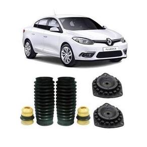 Kit batente coxim amortecedor dianteiro fluence 2012 13 14