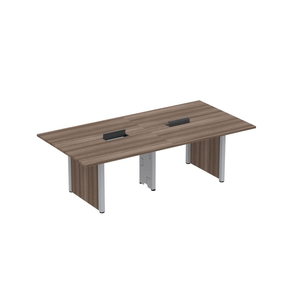 Mesa de Reunião 3200x1200 Mrcpb3212pp Walnut/Cinza