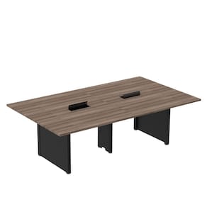 Mesa de Reunião 3200x1400 Mrcpb3214pp Walnut/Preto
