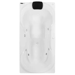 Banheira de Hidromassagem Due Super Luxo 180x90x50cm - P2 - 110v - sem Aquecedor Branco