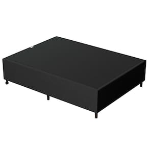 Base Para Cama Box Casal 138X188Cm Hit Suede Preto