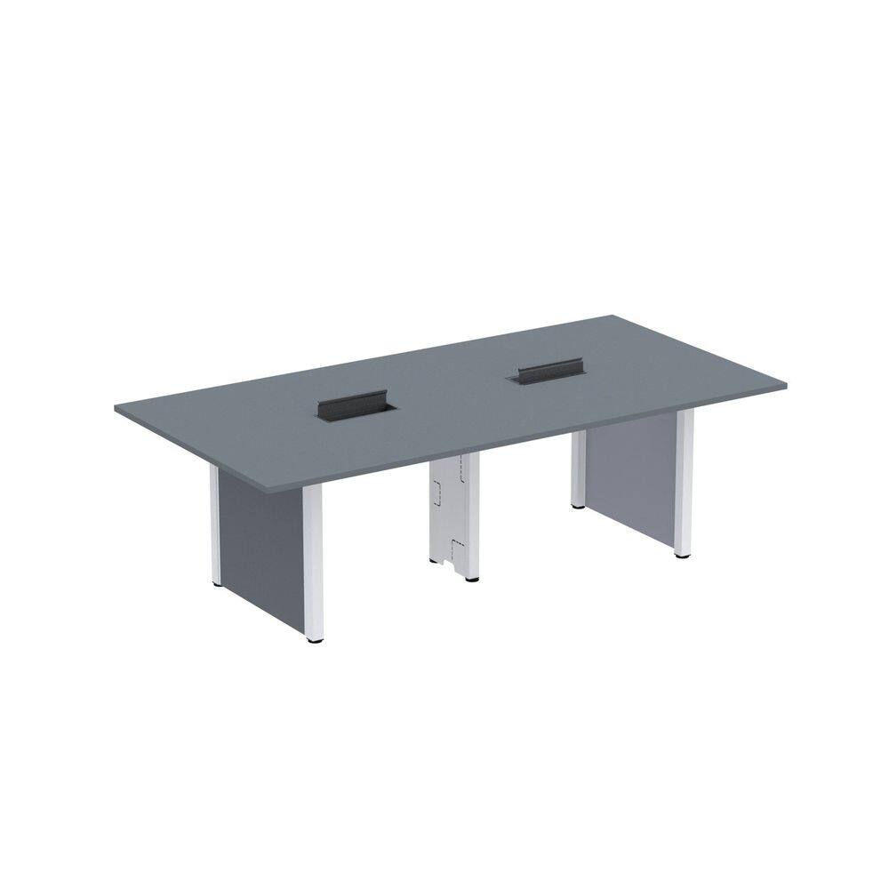 Mesa de Reunião 2400x1200 Mrcpb2412pp Grafito/Branco