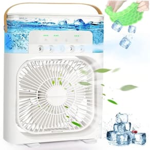 Ventilador umidificador e refrigerador de ar portátil usb