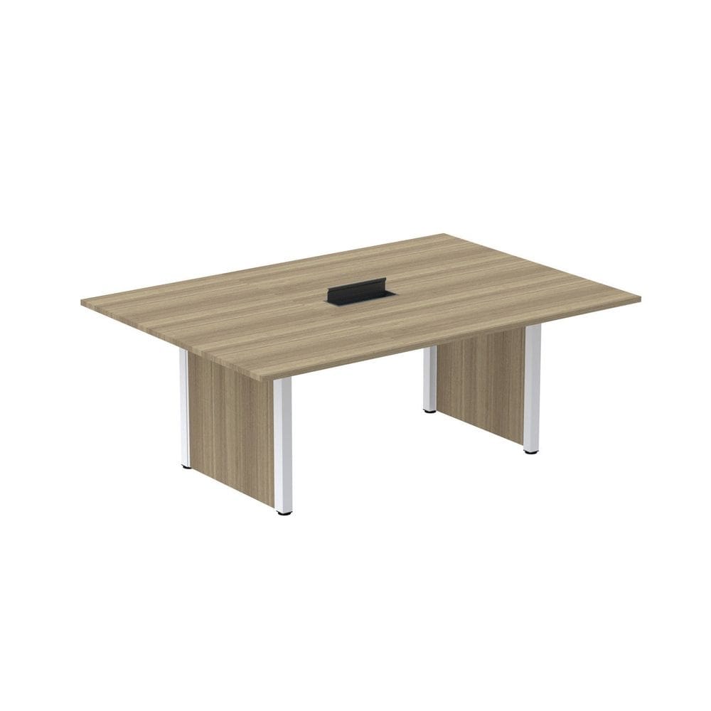 Mesa de Reunião 2000x1200 Mrcpb2012pp Noce Naturalle/Branco