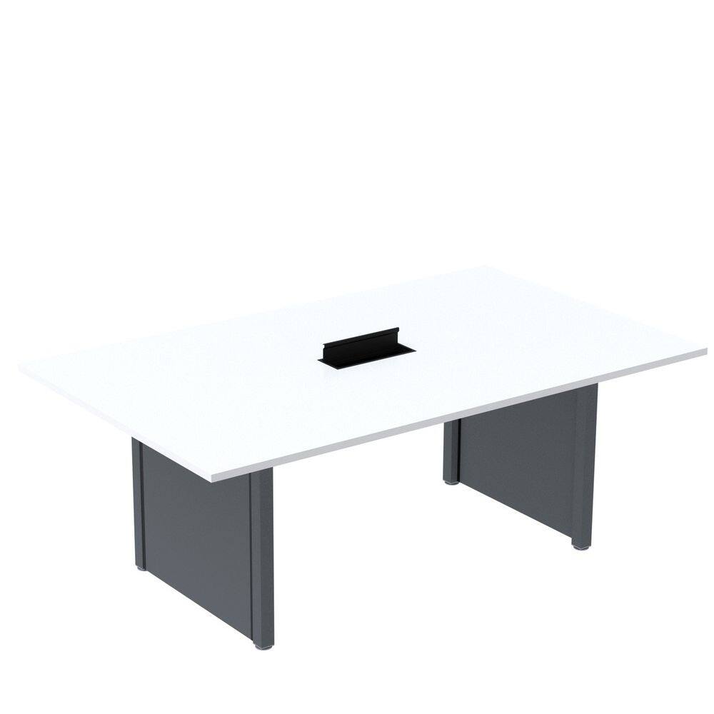 Mesa de Reunião 2000x1200 Mrcpb2012pp Branco/Grafito