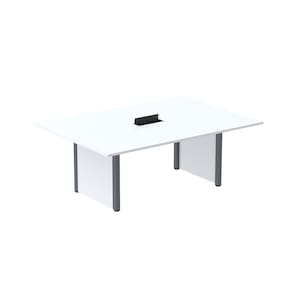 Mesa de Reunião 2000x1200 Mrcpb2012pp Branco/Grafito