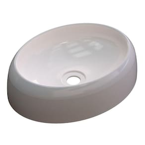 Cuba Pia De Apoio Para Banheiro Oval Capri Ov39w C08 Bege