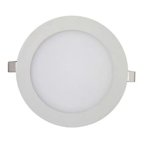 Kit 9 Painéis De Led Embutir 12w Redondo Branco Frio Bivolt