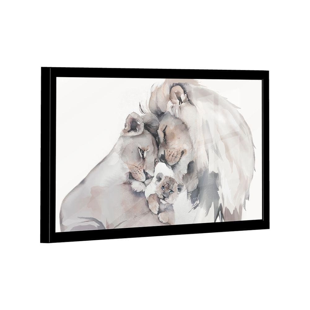 Quadro Watercolor Family -- Br Artes