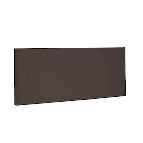 Cabeceira Aquilla Cama Box Casal 140 Cm Suede Café