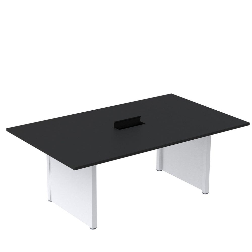 Mesa de Reunião 2000x1200 Mrcpb2012pp Preto/Branco