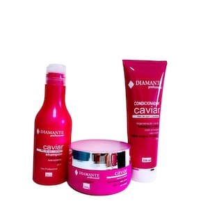 Kit caviar regeneração capilar diamante profissional