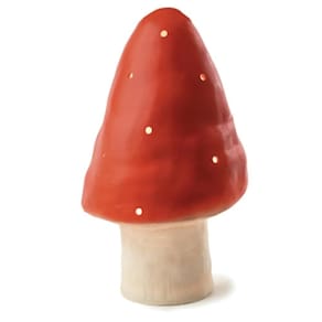 Luminária Abajur Infantil Cogumelo Vermelho Pequena - Egmont Toys