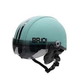 Capacete coquinho br 101 turquesa fume p - scooter/bike