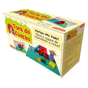 Jogo educativo toca do coelho carimbras brinquedos criativos