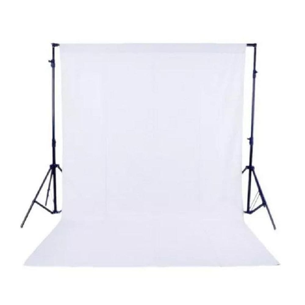Fundo infinito fotográfico branco em tecido poliéster 3x3