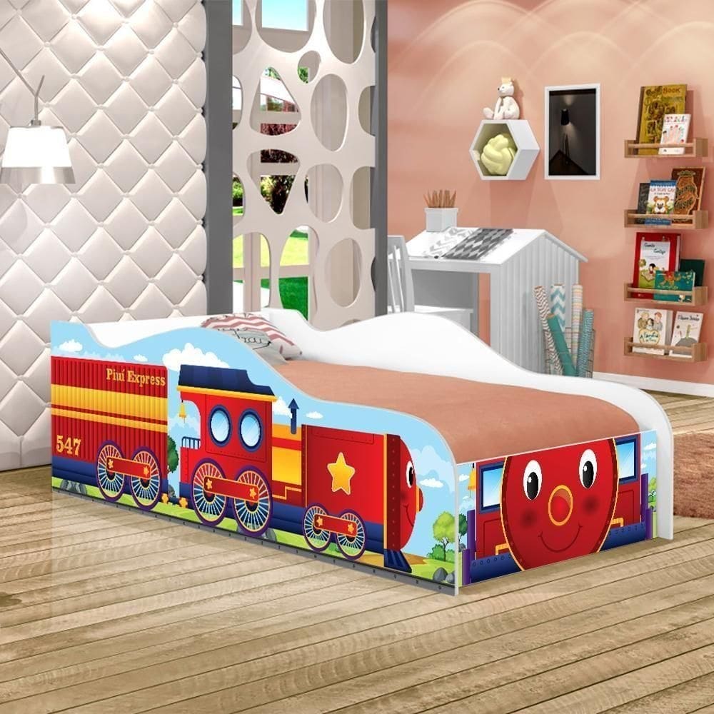 Cama Trenzinho Kids Solteiro