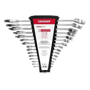 Jogo de chave combinada 6 a 32 mm com 15 peças - gedore red