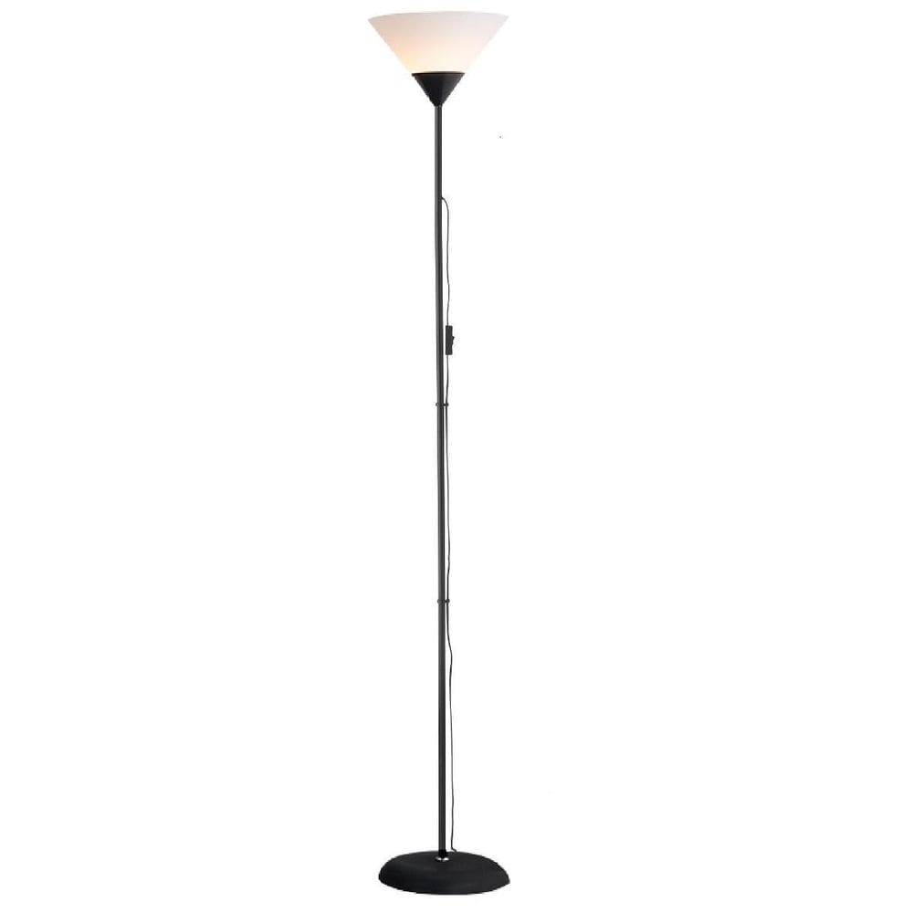 Luminária chão 1,80m pedestal coluna bivolt pf-04 branco