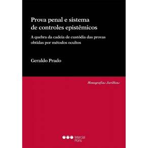 Prova Penal E Sistemas De Controles Epistemicos - 2014